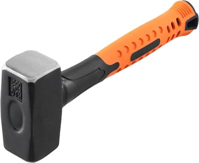 Krachtige 1kg Slegelhamer met Carbon Stalen Kop en Ergonomische Grip voor Houtbewerking en Klussen in Huis
