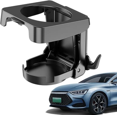 Auto Bidonhouder - Drinkstandaard Auto - Veilig Dranken Vervoeren - Antislip Multifunctioneel - 12.2 x 11.1 cm - Zwart