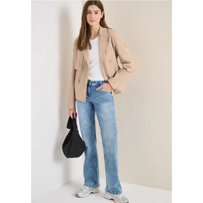 Korte trenchcoat