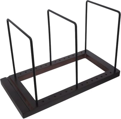 Houten Platenhouder - Vinyl Organizer - Muziek Opslag - Verstelbare Capaciteit - 34.8x21x18 cm - Bruin