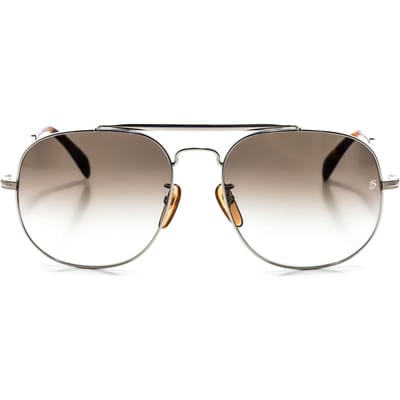 David Beckham DB7004/S 010 9K palladium zilver groen gradiënt zonnebril