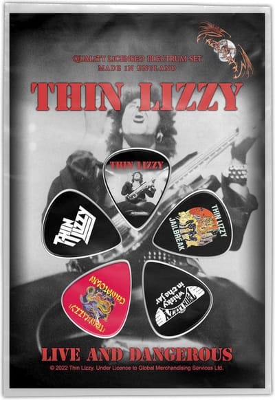 Thin Lizzy - Live & Dangerous Plectrum - Set van 5 - Multicolours
