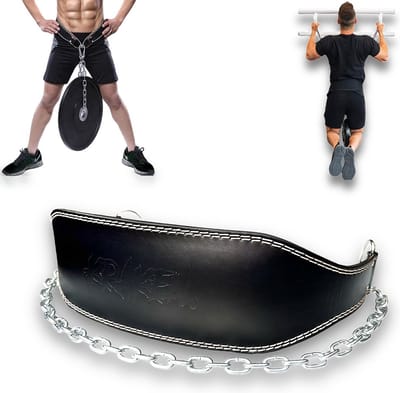 KRAKEN Weightlifting Dip Belt | Veelzijdige Gewichtsriem Voor Intensieve Krachttraining | Voor Fitness, Crossfit en Calisthenics | Tactical Dip-belt Maximum Comfort | ideaal voor Thuis- en Gym Training | Adjustable Dipbelt, Dipriem V10