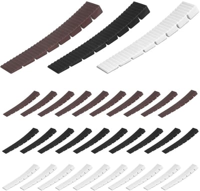 Dailygoods- Meubelwiggen 60 Stuks - Kunststof Onderlegwiggen - Nivelleringsonderleggers - Compensatiewiggen - Kleine Wiggen - Duurzaam Materiaal