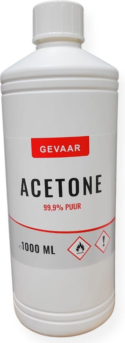 Aceton 99,8% Zuiver - 1 Liter - Verfverdunner Nagellak Remover Ontvetter | TCE