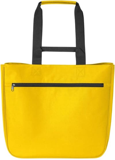 Shopper - boodschappentas - geel - 30 Liter - 37 x 40 x 20 cm - gerecycled materiaal - praktisch - Halfar