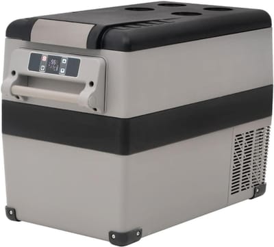 Draagbare Koelbox - Kampeer Koelkast - Buitenactiviteiten - Efficiënte Compressor Koeling - 35 Liter - Grijs