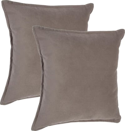 Atmosphera Bank/sierkussens Sophia - 2x stuks - 45 x 45 cm - polyester met rits