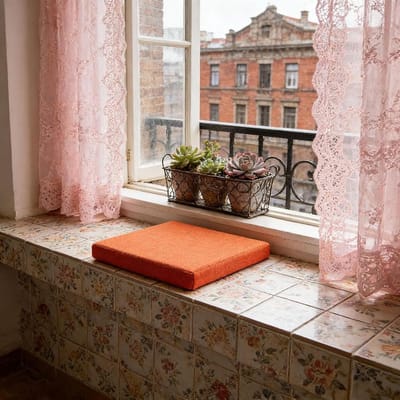 Bankkussen - Zitkussen - Comfortabel Zitten - Antislip Onderkant - 100x200cm - Oranje