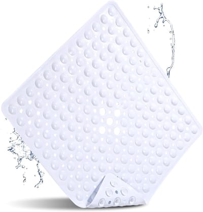 Antislip Douchemattenset - Machinewasbare Badmat 53 x 53 cm - Comfortabel en Veilig voor Badkamer