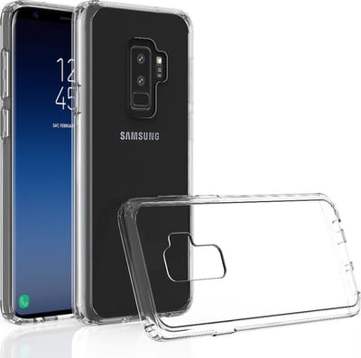 BMAX TPU hard case hoesje geschikt voor Samsung Galaxy S9 Plus / Hard cover - Transparant