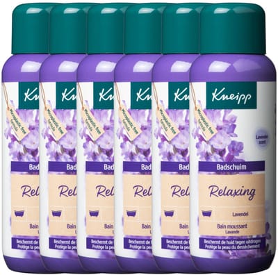 Kneipp Badschuim Relaxing Lavendel - 6 x 400 ml - Voordeelverpakking
