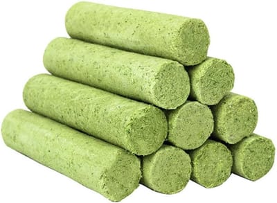 Natuurlijke Kattengras Snacks - 10 Sticks van 50g voor Tandverzorging en Haarballenbestrijding, Bevroren Gedroogd Kattenvoer met Katnip