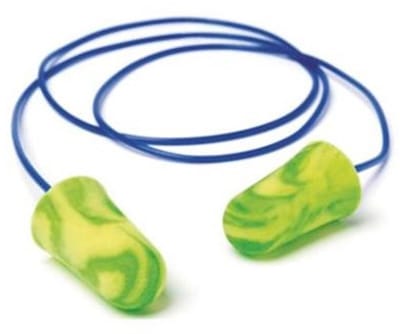 Moldex Pura-Fit 690001 oordop met koordje groen-geel, 10 stuks