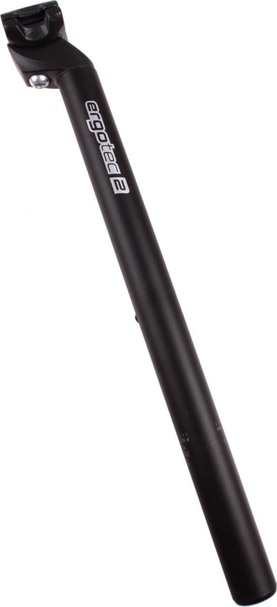 Ergotec Zadelpen Vast Patent 26 X 350 Mm Aluminium Zwart