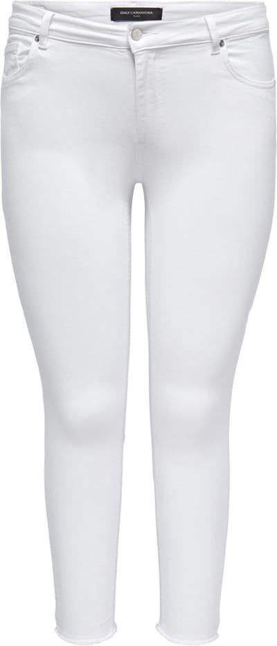 ONLY CARMAKOMA - CARWILLY REG SK ANK RW DNM CROWHITE Dames Jeans