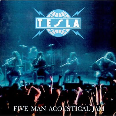 CD TESLA Five Man Acoustical Jam GEFD24311 Geffen Records Europe Rock Gebruikt