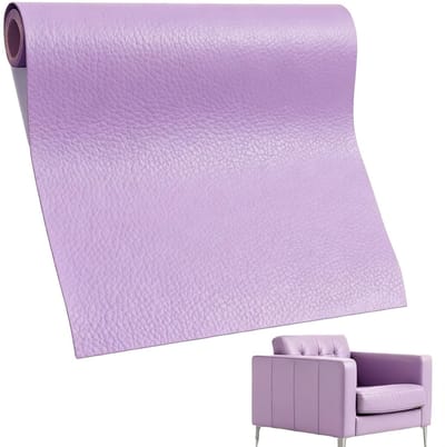 Zelfklevende Reparatiepatches voor Leer 60 x 137 cm - Ideaal voor Meubels, Auto-interieur en Tassen (Lichtpaars)