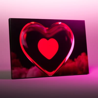Videowenskaart '100 Reasons to Light Your Heart' – HD Kwaliteit A6 Formaat, Valentijnsdag Cadeau voor Hem of Haar, Gepersonaliseerd Liefdesgeschenk met USB Oplader