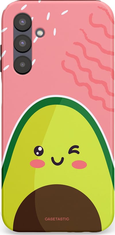 Casetastic Hoesje Geschikt voor Samsung A25 - Stijlvolle Beschermende Duo-layer Case - Avocado Vibes
