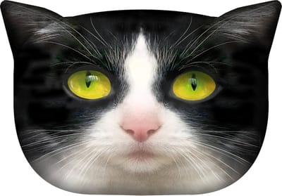 Bertoni - Design  met kat motief sierkussen met verborgen ritssluiting en vulling Kussen Panda