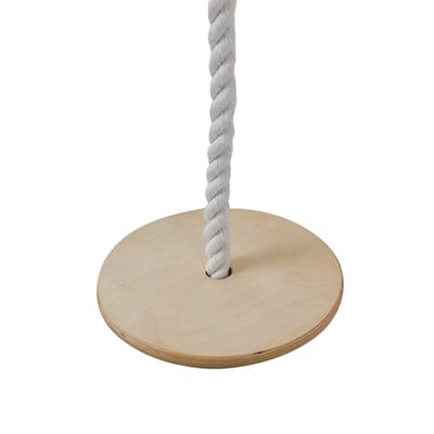 MUVV - Klimtouw met schommel 2 m - diameter 30 cm - Voor gymnastiekladder - voor kinderen - Vastgeknoopt - Draagvermogen tot 60 kg