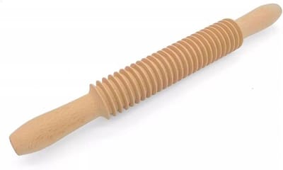 Keuken Roller - Deegstaven - Bakken En Koken - Ergonomische Handgreep - 33x4cm - Meerkleurig