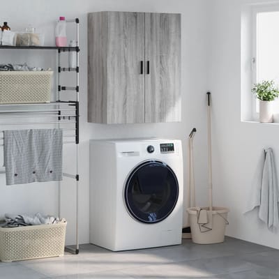 vidaXL Bovenkast 69,5x34x90 cm grijs sonoma eikenkleurig