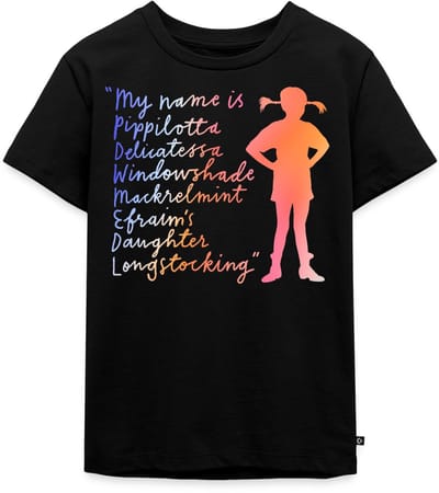 Pippi Langkous My Name Is … Bunt Premium T Shirt Kinderen
