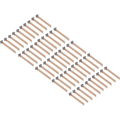 50 stuks Houten Kaarslonten 3,9 X 0,5 Inch Professionele Huis-DIY Kaarslonten voor Kaarsen Maken gray