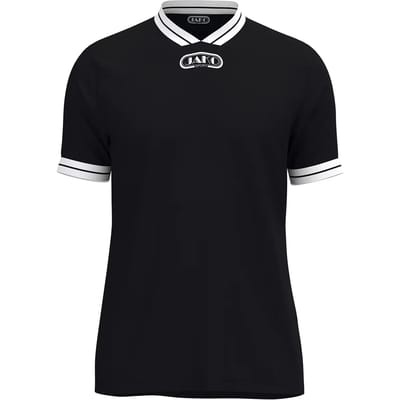 Jako Retro Shirt Korte Mouw Kinderen - Zwart | Maat: 128