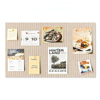 Dailygoods- Prikbord decoratief - Vilt - Opvouwbaar displaybord - 60 x 40 cm - Zelfklevende tape - Voor foto’s en vision board - Decoratiebord