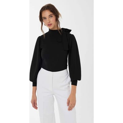 Blouse met Strikdetail