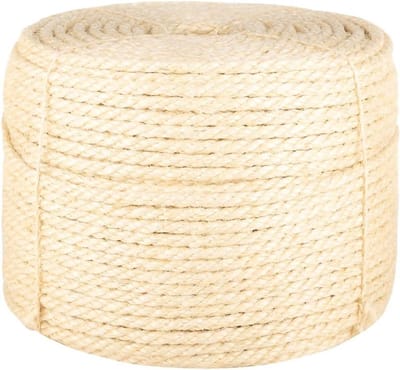 Sisal Touw - Bindtouw Hennep Touw - Decoratie Tuinieren - Hoge Scheurvastheid - 500 meter - Bruin