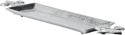Michael Noll - Dienblad - Lelie - Zilver - Aluminium - 59x15x3 cm
