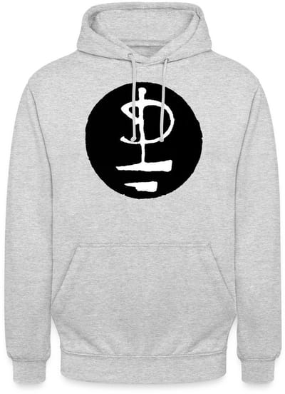 Pink Floyd Logo Zwart Wit Hoodie Unisex