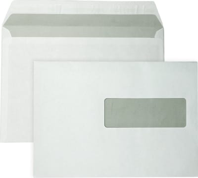 EA5 Enveloppen - Venster rechts -156 x 220 mm - 25 stuks - Wit - Zelfklevend met plakstrip - 80 gram - DULA