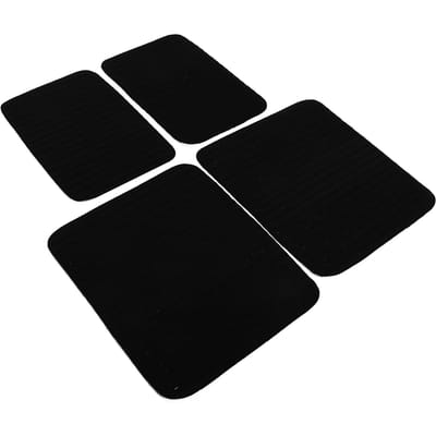 4 stuks Paard Vliegenleggings Ademend Slijtvast Paardenbeenwikkel Veilige Bescherming Vliegenlaarzen voor black