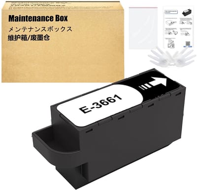 Dailygoods- Inkt Onderhoud Doos Vervanging voor Epson - Onderhoudsset - Compatibel met XP-8500/XP-8505/XP-8600/XP-8700 - Kwaliteit - Eenvoudige installatie