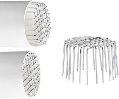 Dakgoot Bladfilter - Regenpijp Bescherming - Voorkomt Verstoppingen - Roestvrij Staal Constructie - 50-200 mm - Zilver