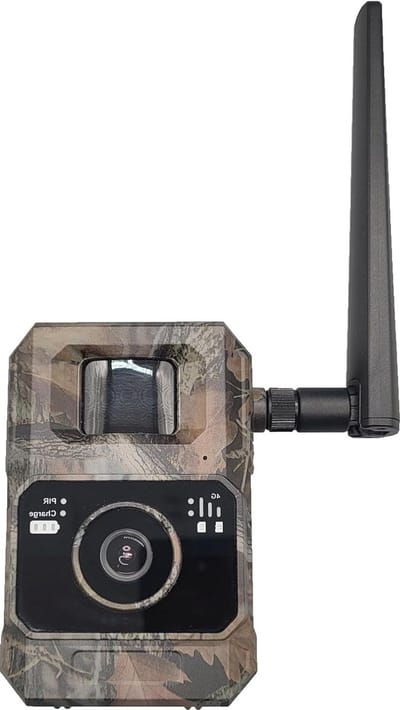 Wildcamera met Zonnepaneel - Trailcamera LTE - Natuur Omspeuren - Live Streaming Via App - 48 MP - Groen