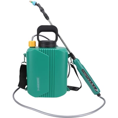 Op Batterijen Werkende Tuinsproeier 6L Elektrische Rugzaksproeier met 3 Spuitkoppen Intrekbare Steel Verstelbare Band voor Gazon blue