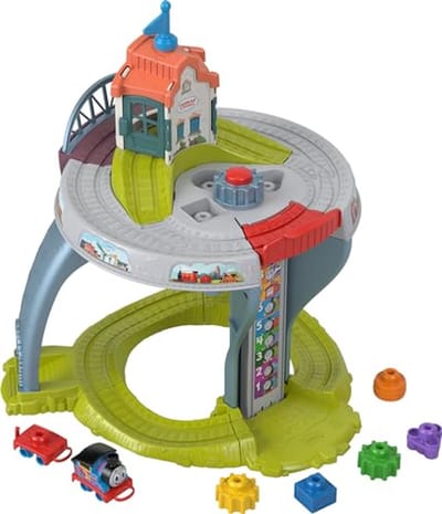 Peuterspeelgoed Treintafel met Spoor en Motorische Activiteiten voor Kinderen