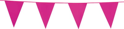 Vlaggenlijn Roze 10 meter - Verjaardag Feest Party Festival Poolparty Decoratie