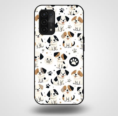 Smartphonica Telefoonhoesje voor OPPO A54 5G / A74 5G / A93 5G met honden opdruk - TPU backcover case honden design geschikt voor Oppo A54 5G;Oppo A74 5G;Oppo A93 5G