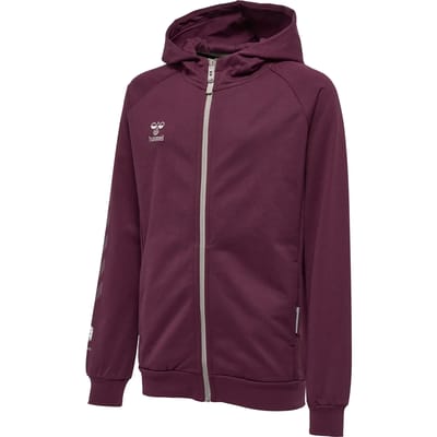 Katoenen zip-up hoodie voor kinderen Hummel Move Grid