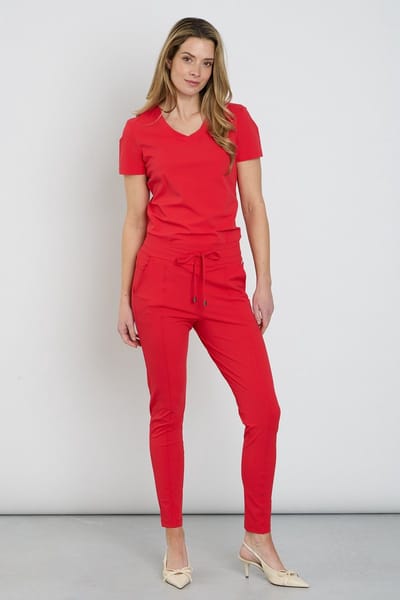 Mi Piace Travel Broek Dames - Rood - Maat XS/34 - 202016