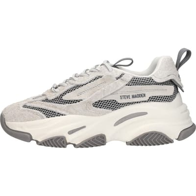 Steve Madden Possession Sneakers Laag - Grijs - Maat 42