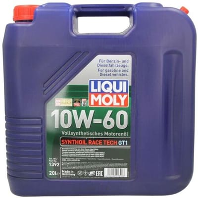 Motorolie LIQUI MOLY 1392 Synthoil Race Tech GT1 10W60 20L