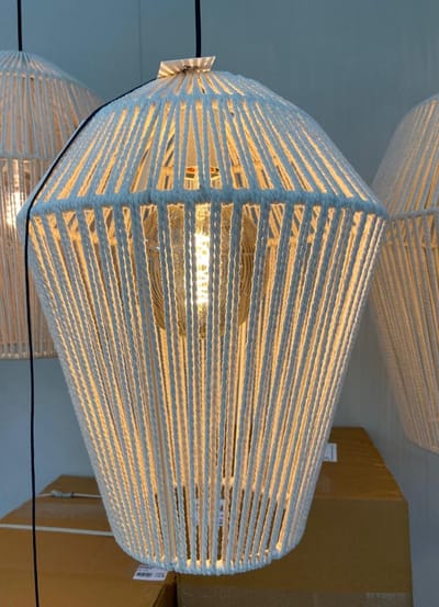 Hanglamp van natuurlijk materiaal - Pomme Chatelaine
